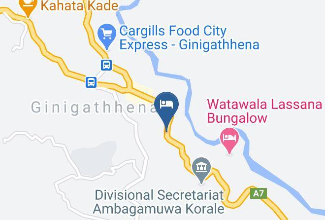 Kandy - Mandira Dickoya Bungalow Maps