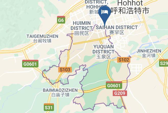 Hohhot - Mandula Hotel Maps