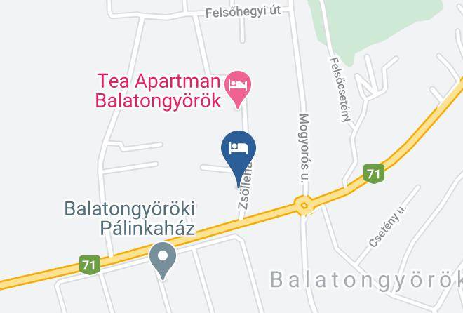 Balatongyorok - Mandulavirag Vendeghaz Maps