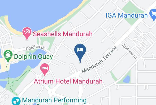 Mandurah - Mandurah Motel & Apartments Maps
