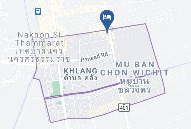 Amphoe Mueang Nakhon Si Thammarat - Mandynok Hotel Maps