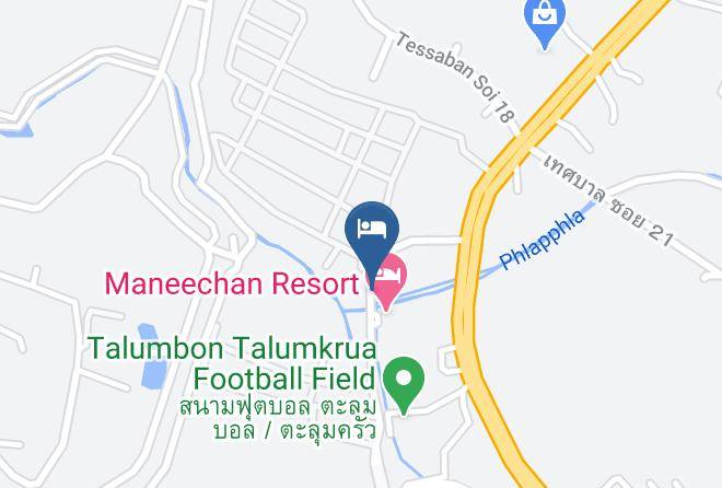 Amphoe Mueang Chanthaburi - Maneechan Resort & Sport Club Maps