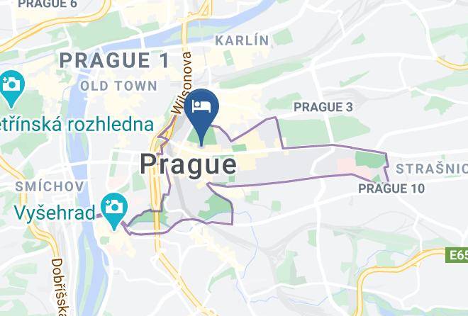 Prague - Manes Penzion Maps