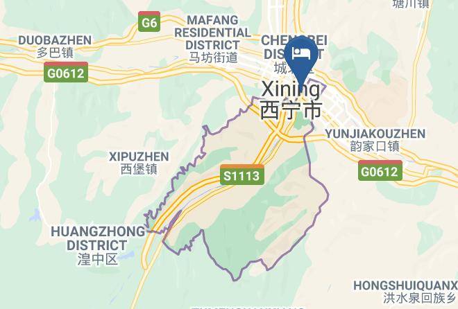 Xining - Manfeila Hotel Maps