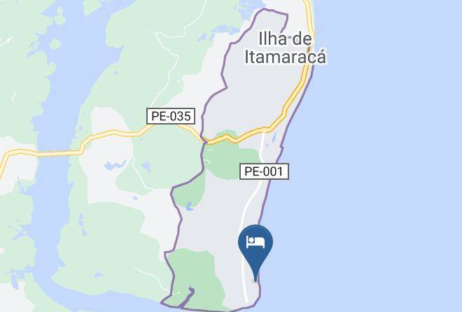 Ilha De Itamaraca - Manga Verde Beach Residence Maps
