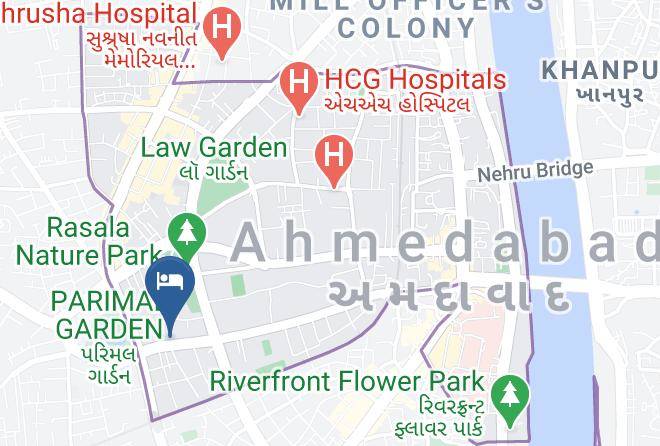 Ahmadabad - Mangalbag Gallery And Residency Maps