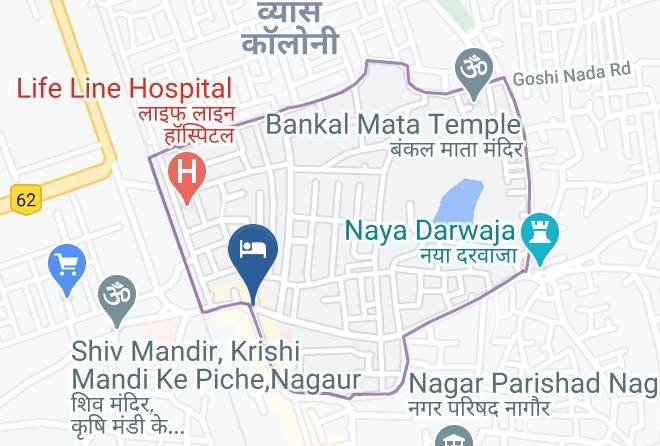 Nagaur - Manglam Hotel Maps