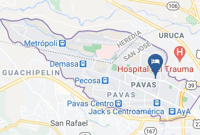 San Jose - Mango Boulevard Hotel Maps