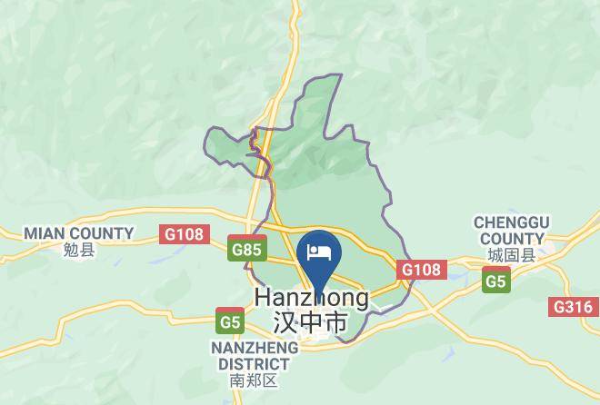 Hanzhong - Mango Hotel Hanzhong East Main Street Maps