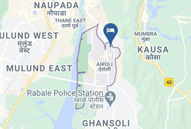 Navi Mumbai - Mango Hotels Airoli Navi Mumbai Maps