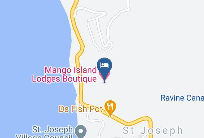 Saint Joseph - Mango Island Lodges Boutique Hotel Maps
