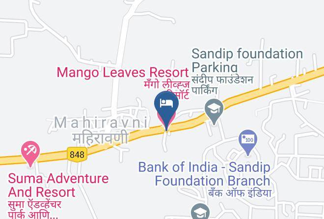 Nashik Sub District - Mango Leaves Resort Maps