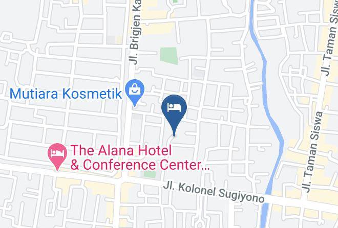 Kota Yogyakarta - Mango Tree Dipudjo Homestay Maps