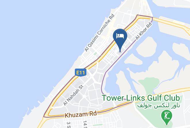 North Ras Al Khaimah - Mangrove Hotel Maps
