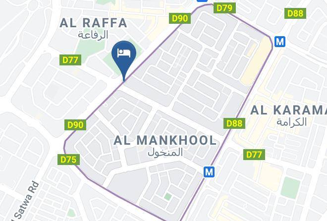 Dubai - Manhattan Avenue Hotel Maps
