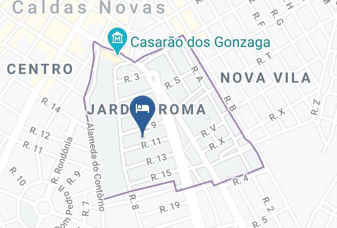 Caldas Novas - Manhattan Hotel Turismo Maps