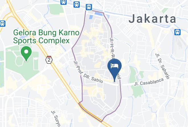 Jakarta Selatan - Manhattan Hotel Maps