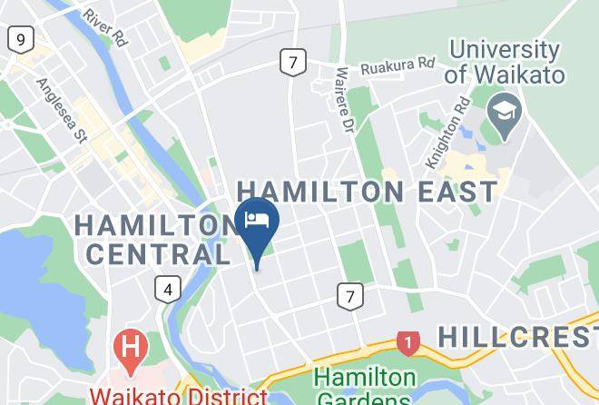 Hamilton - Manhattan Lodge Motel Maps