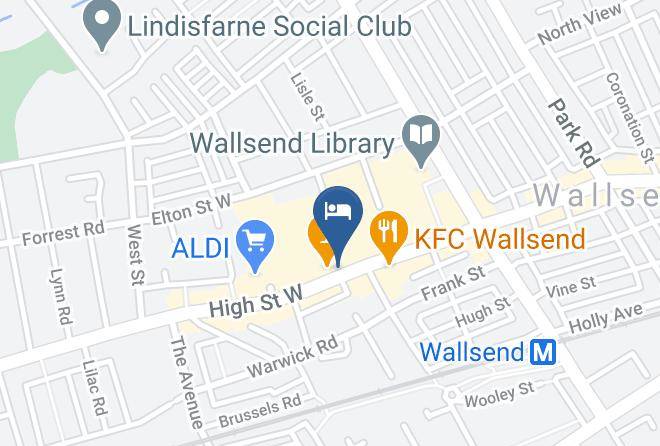 North Tyneside - Manhattans Hotel Maps