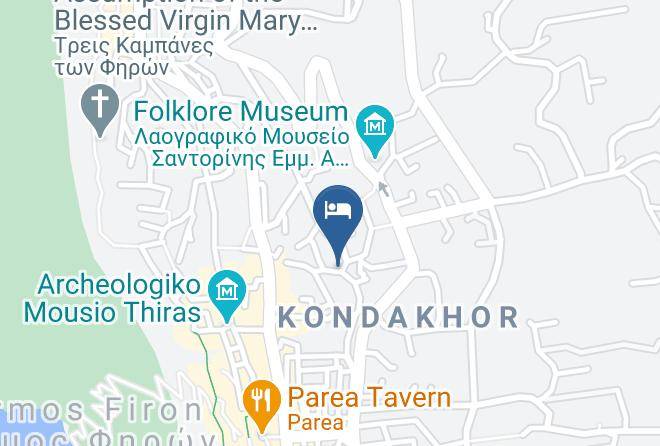 Thira - Manias Fira Residences Maps