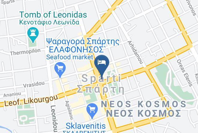 Lakonia - Maniatis Hotel Maps