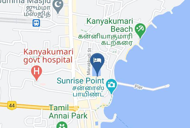 Kanniyakumari - Manickam Tourist Home Maps