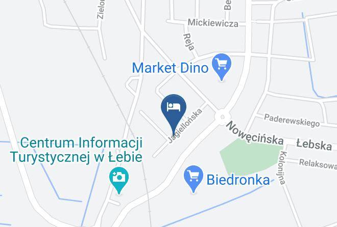 Leborski - Manifik Pokoje Goscinne Maps