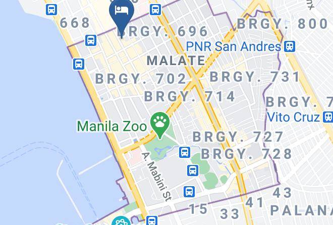 Manila Manor Hotel Map