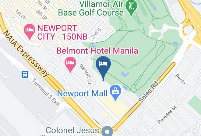 Metro Manila - Manila Marriott Hotel At Newport World Resorts Maps