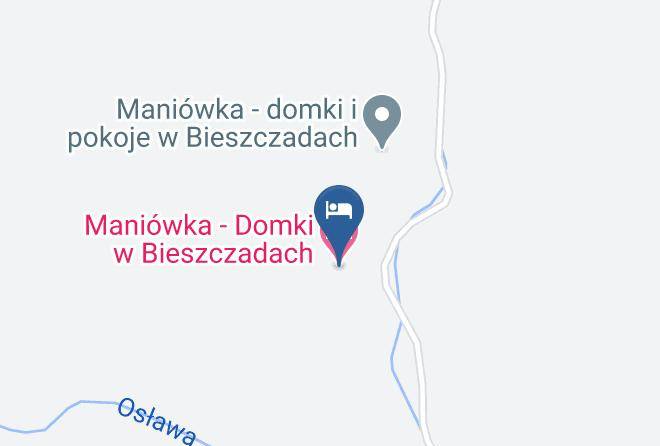 Sanocki - Maniowka Domki W Bieszczadach Maps