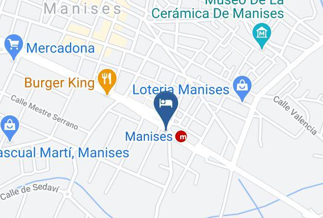 Valencia - Manises Hotel Maps