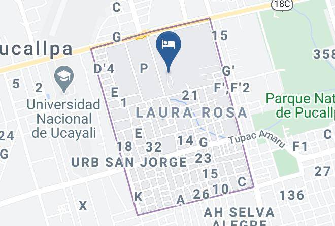 Coronel Portillo - Manish Hotel Ecologico Maps