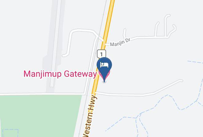 Manjimup - Manjimup Gateway Hotel Maps