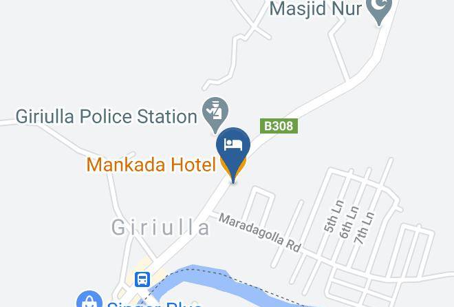 Kurunegala - Mankada Hotel Maps