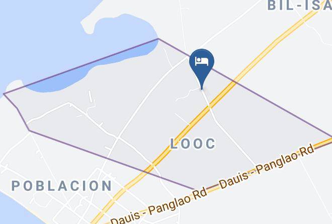 Bohol - Mannah Garden Resort Maps