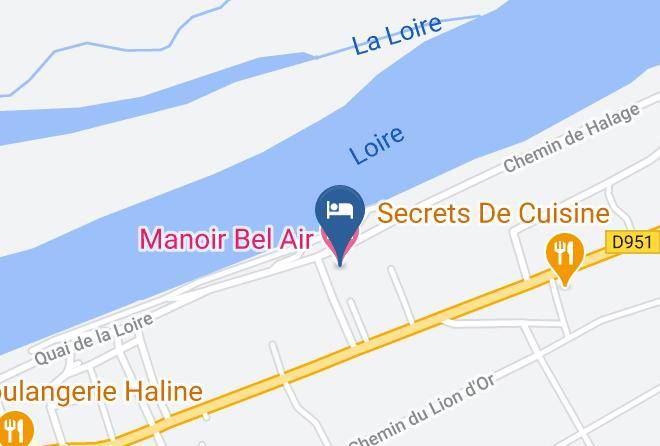 Loir Et Cher - Manoir Bel Air Maps