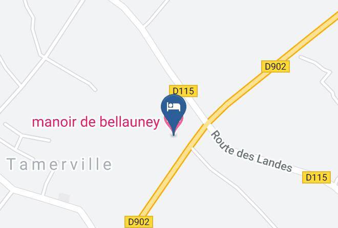 Manche - Manoir De Bellauney Maps