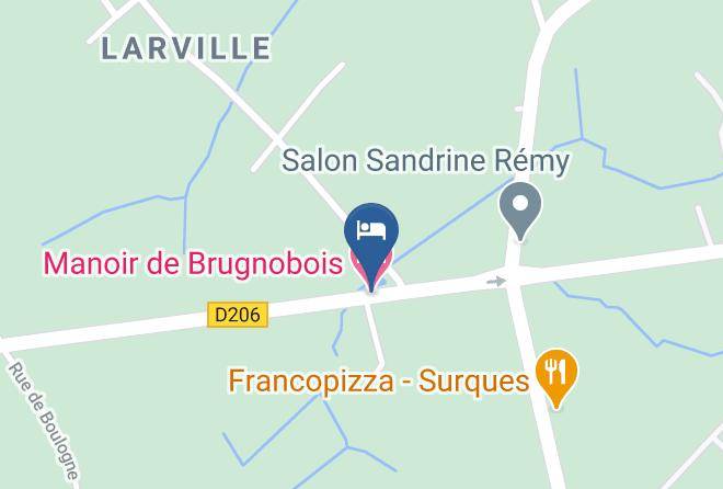 Pas De Calais - Manoir De Brugnobois Maps