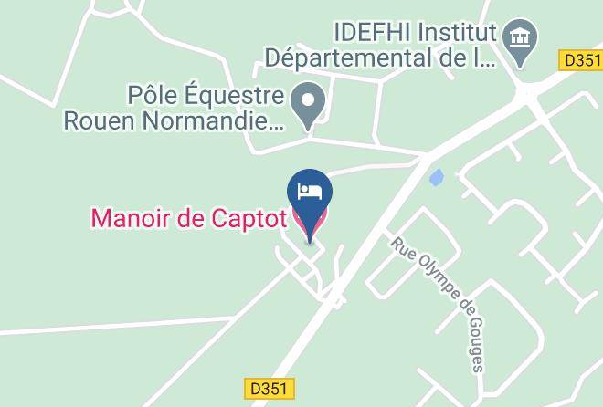 Seine Maritime - Manoir De Captot Maps