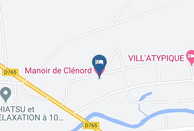 Loir Et Cher - Manoir De Clenord Maps