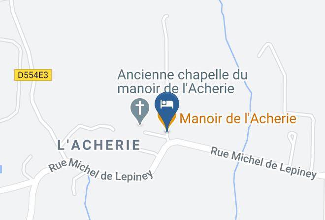 Manche - Manoir De L'acherie Maps