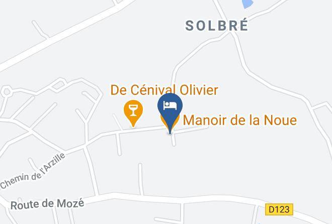 Maine Et Loire - Manoir De La Noue Maps