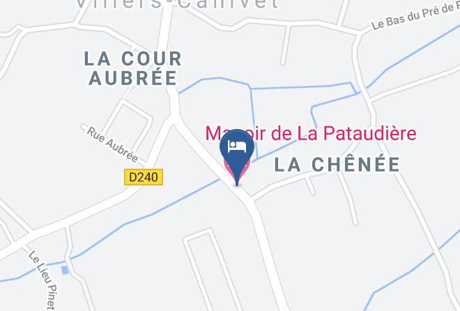 Calvados - Manoir De La Pataudiere Maps