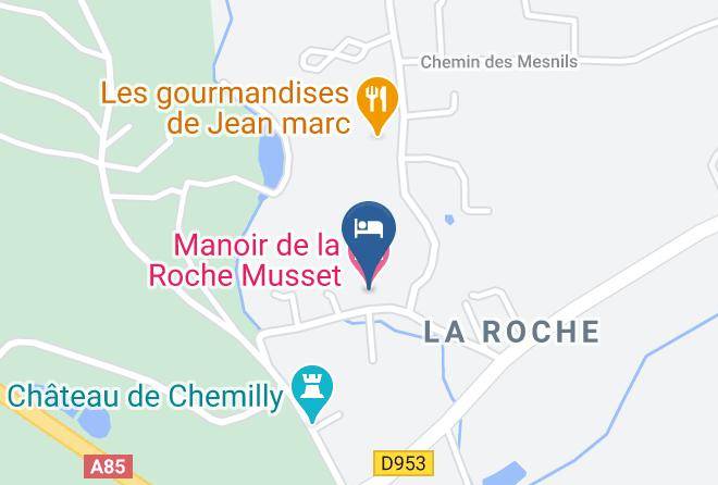 Indre Et Loire - Manoir De La Roche Musset Maps