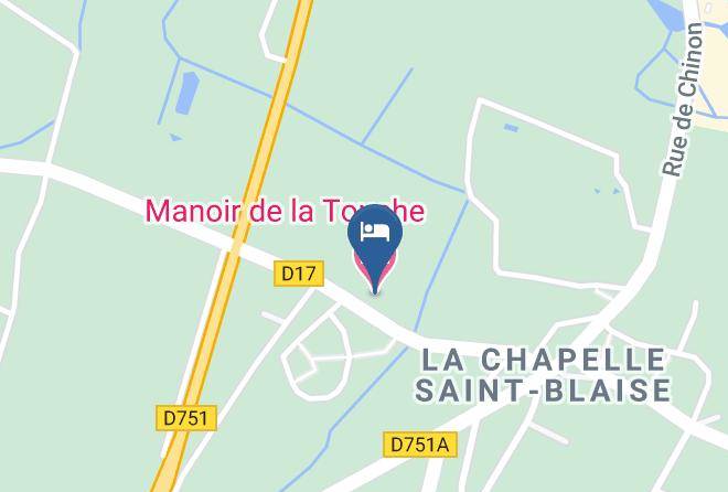 Indre Et Loire - Manoir De La Touche Maps