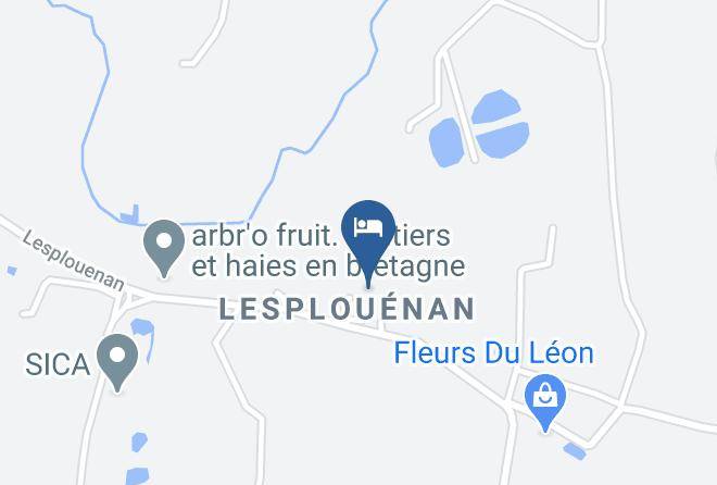 Finistere - Manoir De Lesplouenan Maps