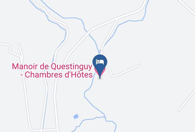 Cotes D Armor - Manoir De Questinguy Chambres D'hotes Maps