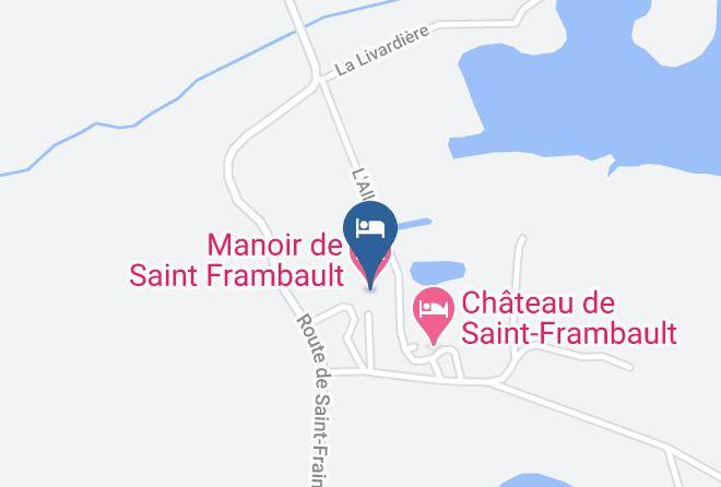 Sarthe - Manoir De Saint Frambault Maps