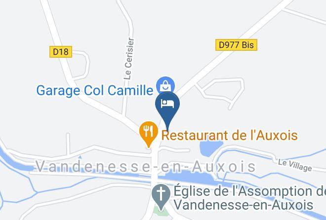 Cote D Or - Manoir De Serrigny Maps