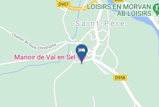 Yonne - Manoir De Val En Sel Maps